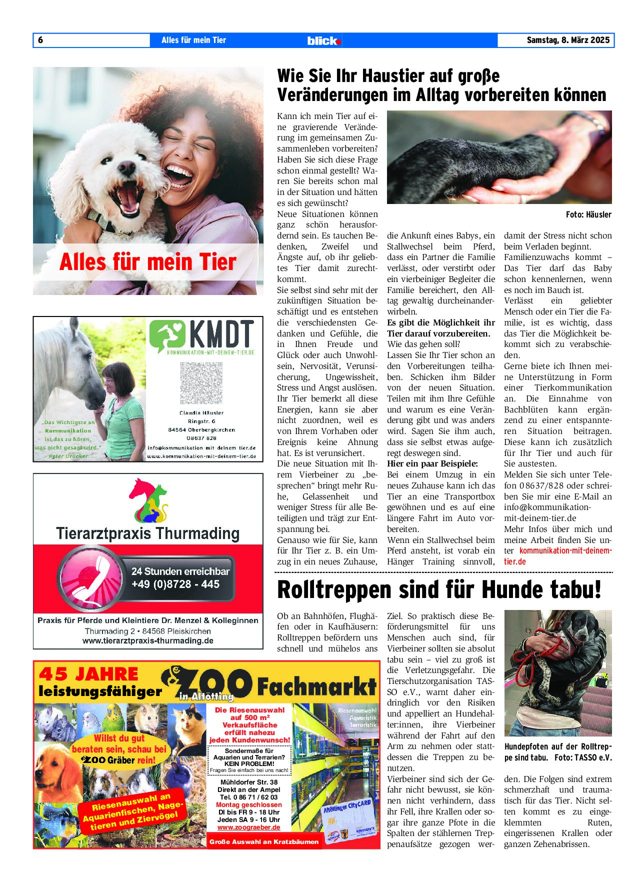 Tierseiten März 2025